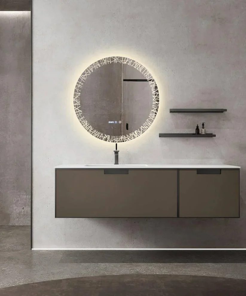 Oglindă Baie LED 70x70 cm cu functie Dezaburire J176 Smack [2]