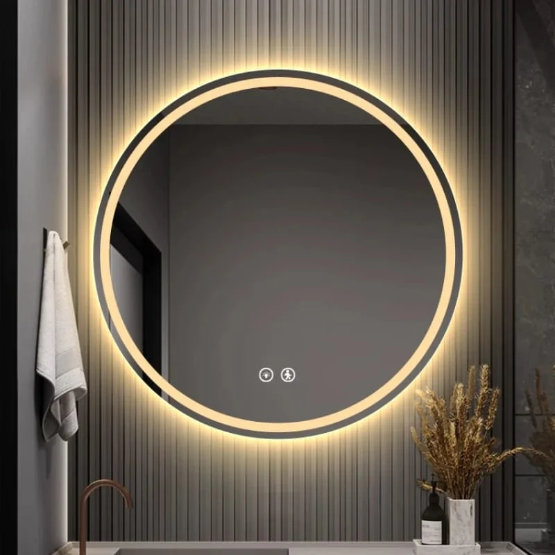 Oglindă Baie LED Premium cu Senzor Touch Lumina Rece/Calda/Neutra 90cm 105-90 Smack [1]
