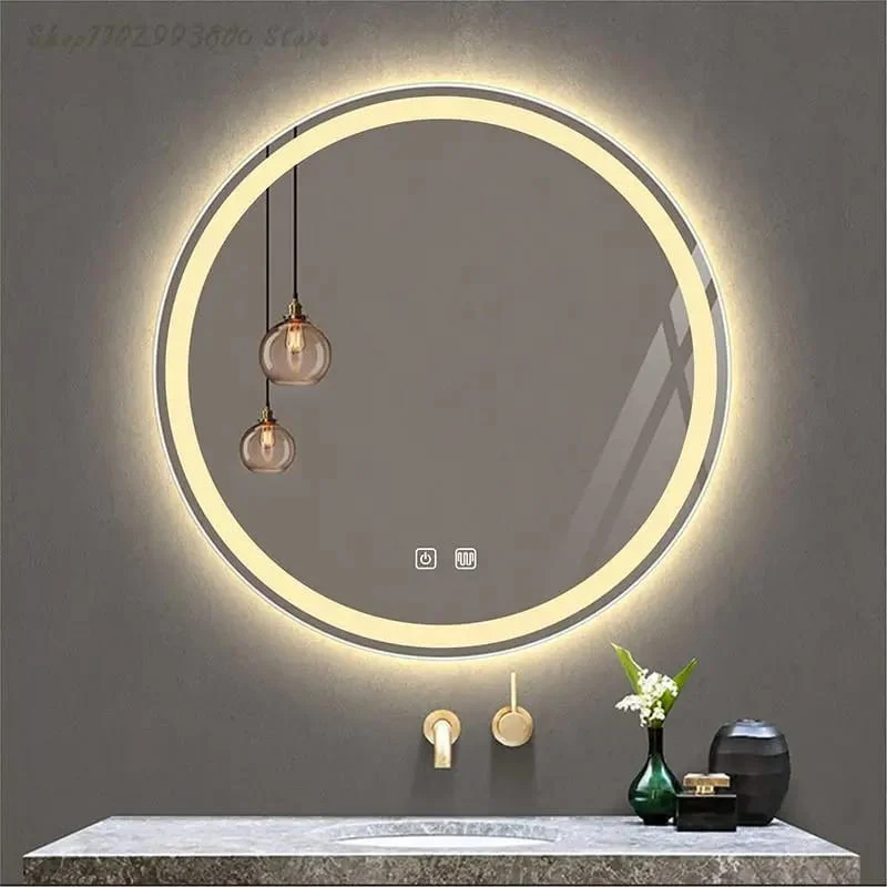 Oglindă Baie LED Premium cu Senzor Touch Lumina Rece/Calda/Neutra 90cm 105-90 Smack [3]