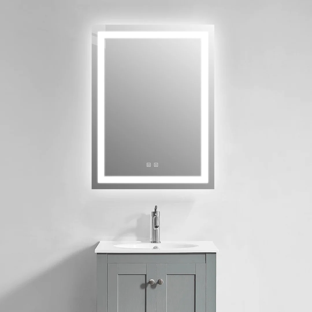 OGLINDA CU LED J108 60X80 CM SISTEM DEZABURIRE SENZOR TOUCH TREI TIPURI DE LUMINA [6]