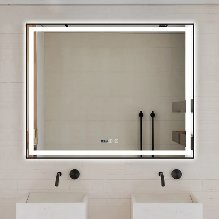 OGLINDA CU LED  J142100X80 CM RAMA NEGRU MAT Smack [4]