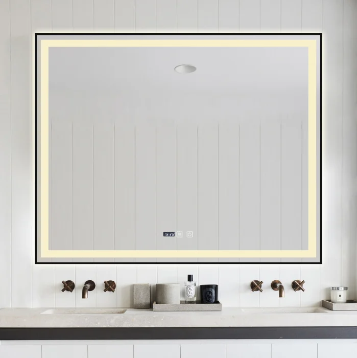 OGLINDA CU LED  J142100X80 CM RAMA NEGRU MAT Smack [5]