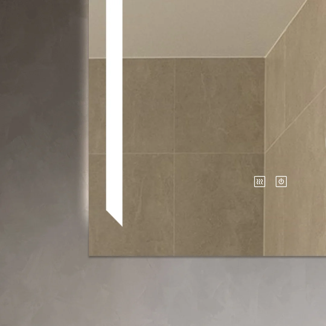 Oglinda Cu LED J101 pentru baie 60x80 cm Sistem Dezaburire Senzor Touch Trei Tipuri de Lumina Smack [6]