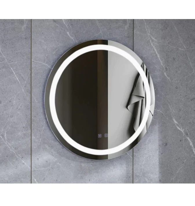 Oglinda LED Rotunda 70cm Functie Dezaburire si Touch Doua Lumini J05-1 Smack [1]