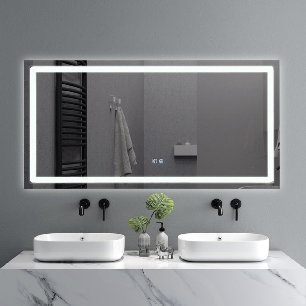 Oglinda LED Si Touch Cu Functie Dezaburire 120 X 70 Cm Smack J23 [5]