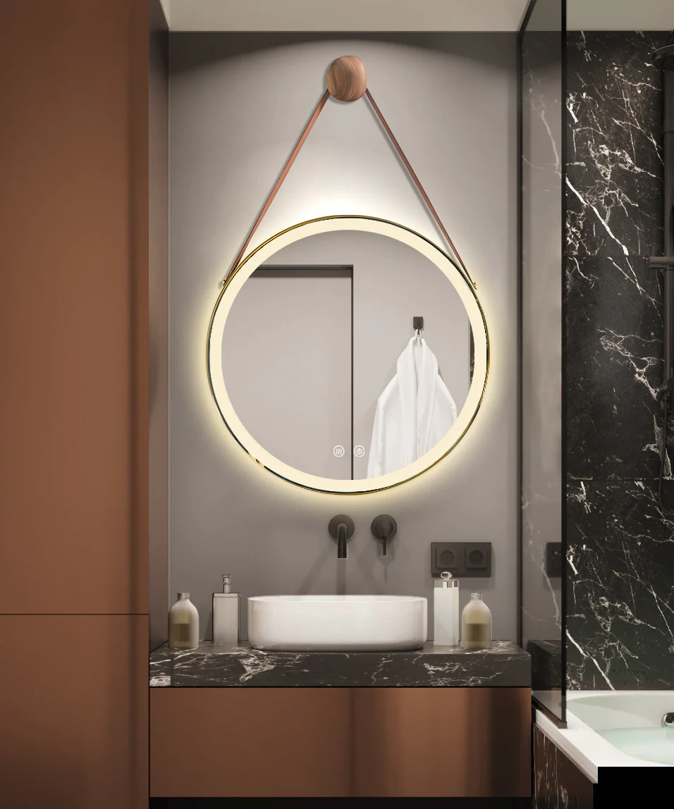 Oglinda Led Si Touch Cu Functie Dezaburire 3 Tipuri De Lumina 60 X 60 Cm J148 Smack [5]