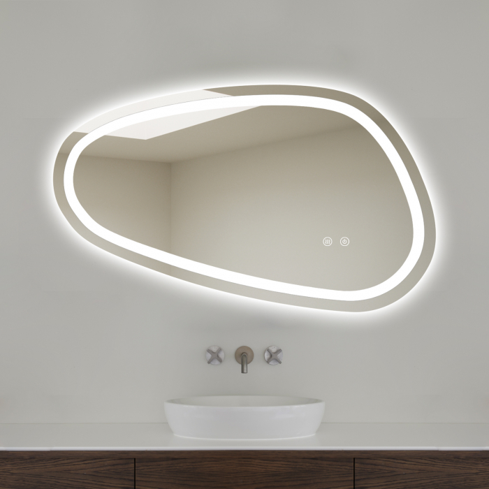 Oglinda Led Si Touch Cu Functie Dezaburire 80 X 45 Cm Smack J118 [3]