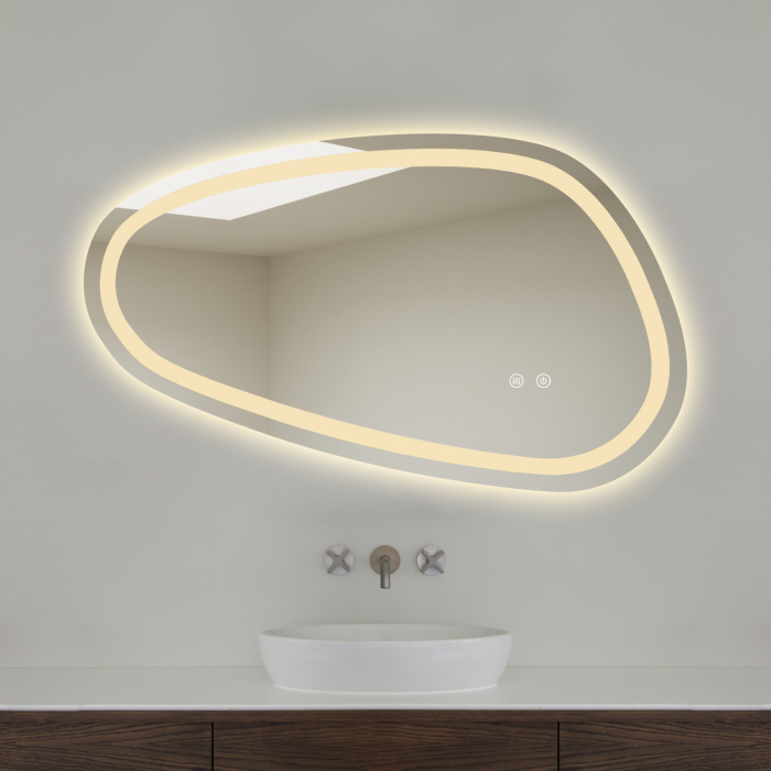 Oglinda Led Si Touch Cu Functie Dezaburire 80 X 45 Cm Smack J118 [4]