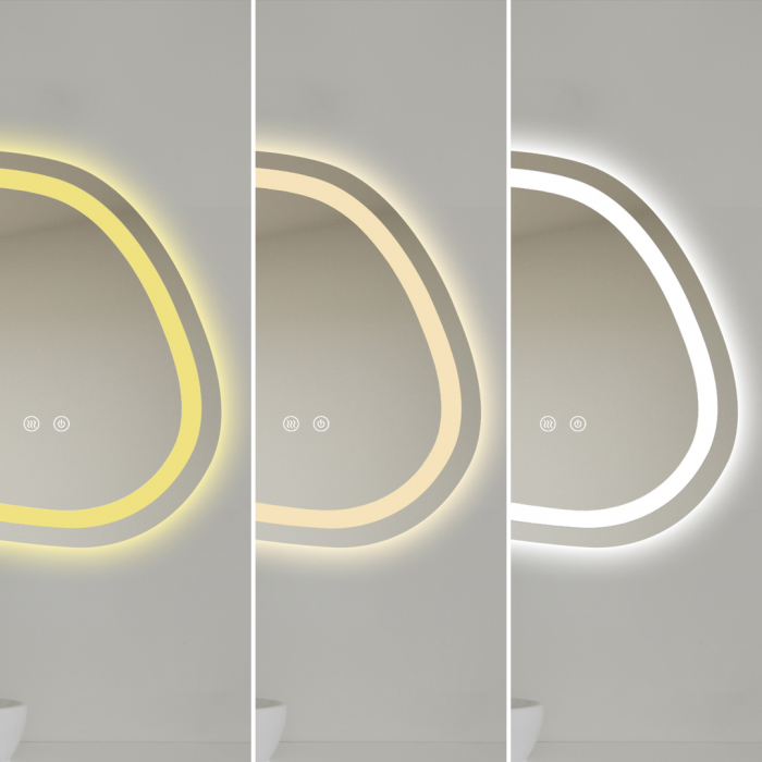 Oglinda Led Si Touch Cu Functie Dezaburire 80 X 45 Cm Smack J118 [8]