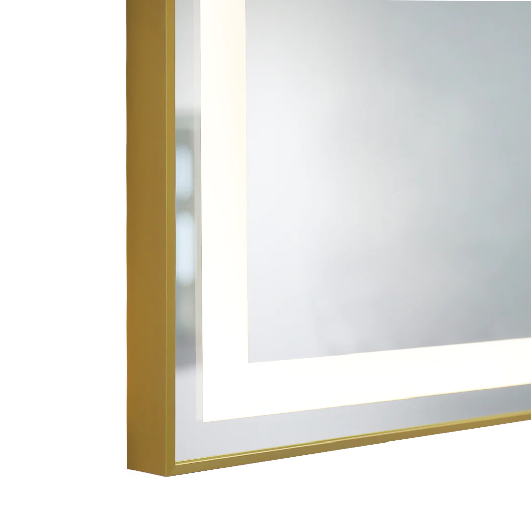 Oglinda LED Si Touch Cu Functie Dezaburire 80 X 60 Cm Rama Bronz Antichizat Smack J107 [4]