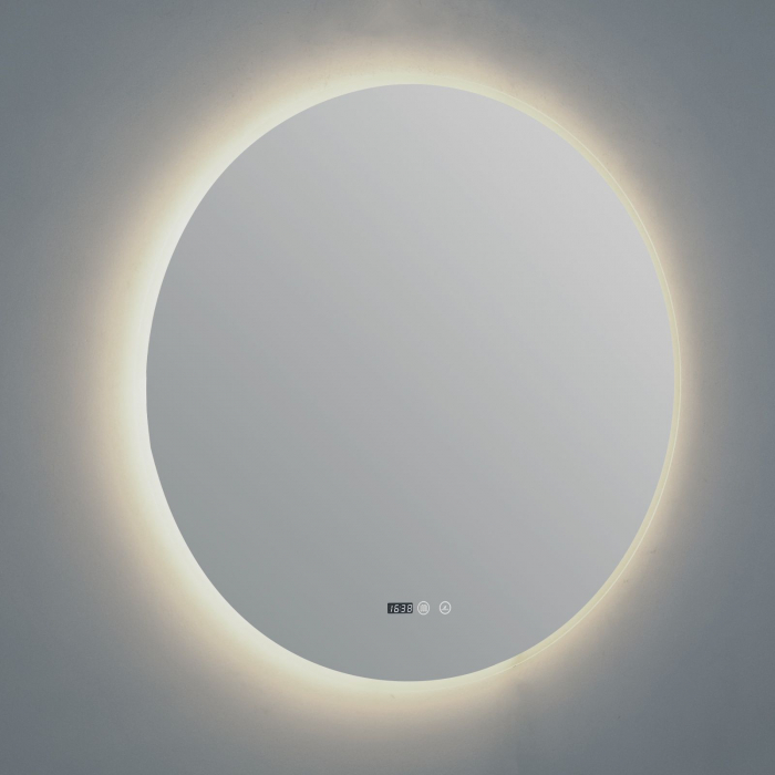 Oglinda LED Si Touch Cu Functie Dezburire Rotunda 80 cm cu trei tipuri de lumina Smack J182-80 [5]