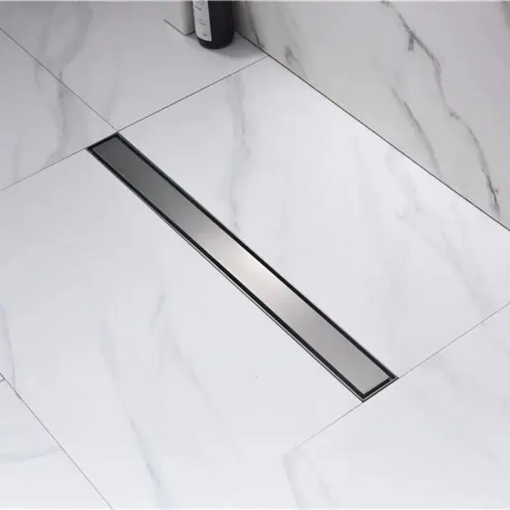 Rigola Dus Faiantabila BInox Satinat 55x 400 mm DL-8020 55x400 Inox Smack [2]