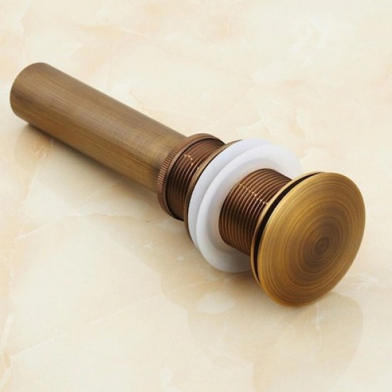 Sifon Lavoar Cu Ventil Fara Prea Plin Bronz Antichizat 8019f Smack [2]