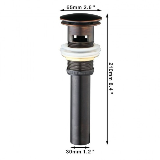 Sifon Lavoar Negru Antichizat Cu Prea Plin Smack 80129 [2]