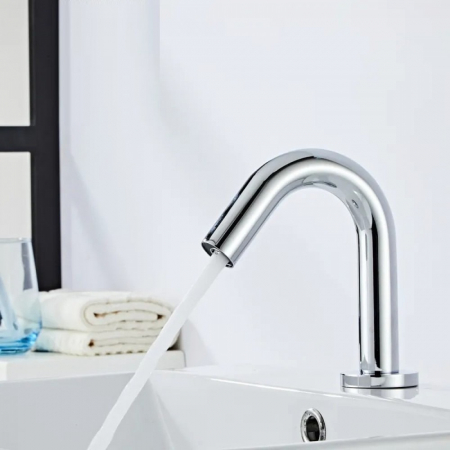 Baterii baie - Baterie lavoar cu senzor Silver Stream design modern din alama mica crom RW150L Smack