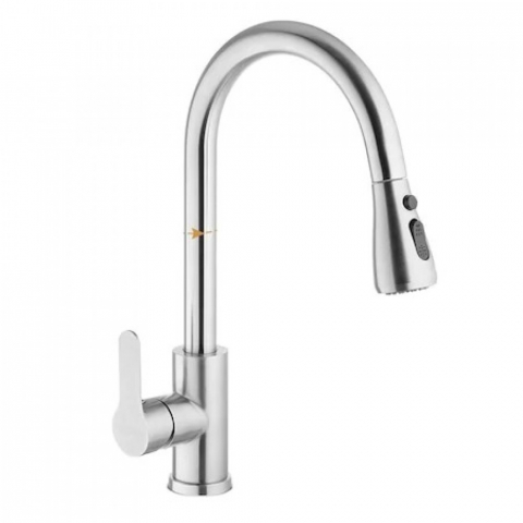 Baterie Bucatarie Extractabila Inox Smack 1701 [1]