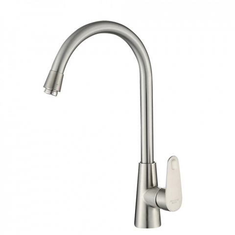 Baterii bucatarie - Baterie Bucatarie Inox Smack 1709