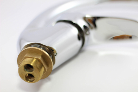 Baterie cada din alama 8045S monocomanda finisaj crom para si furtun inclus SMACK [4]