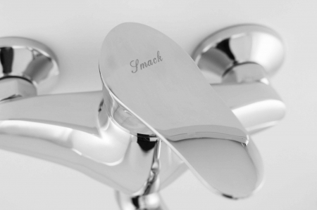 Baterie cada din alama 8045S monocomanda finisaj crom para si furtun inclus SMACK [1]