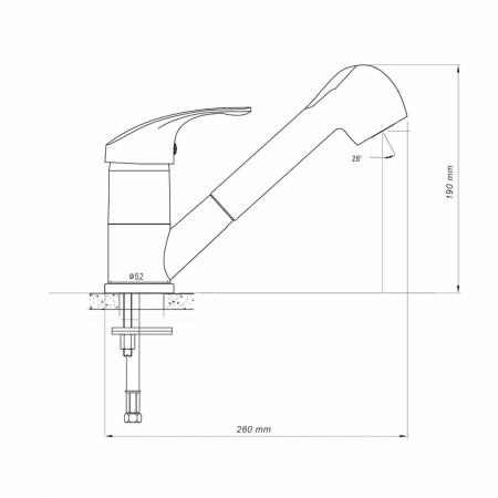 BATERIE DE BUCĂTĂRIE EXTENSIBILE 6910A SMACK [2]