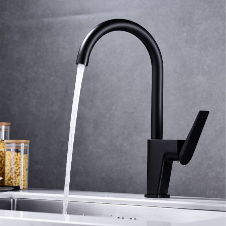Baterie de bucatarie Neo Idea SMK5009-1 design modern negru [1]