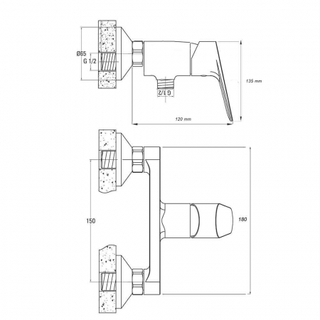 BATERIE DE CABINĂ DUȘ 8043 [1]