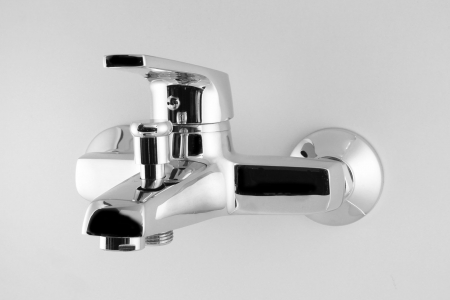 Baterie de cada cu teava fixa Smack 8821 alama crom set de dus inclus [2]