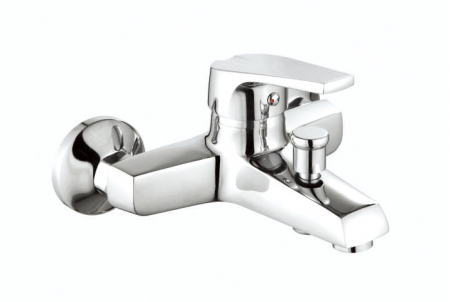 Baterie de cada cu teava fixa Smack 8821 alama crom set de dus inclus [1]