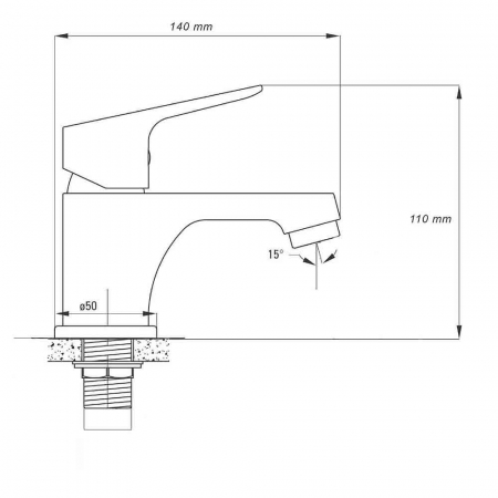 Baterie de lavoar Smack 6885F Alama [1]