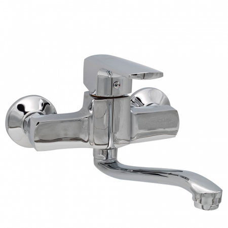 Baterii dus - Baterie de perete cu teava mobila lunga Smack 8755