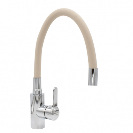 Baterii bucatarie - BATERIE FLEXIBILA SMACK 1784 TIP LEBADA CROM BEJ