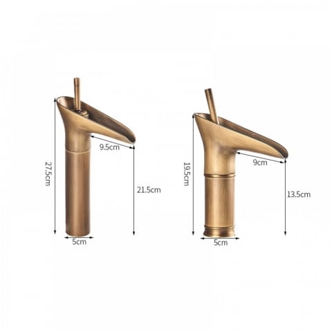 Baterie Lavoar Cascada Bronz Antichizat 1764D [2]