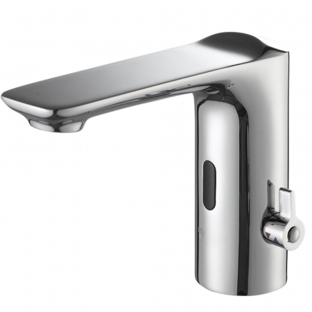 Baterie lavoar cu senzor Aqua Essence design modern din alama crom SMK1209 Smack [3]