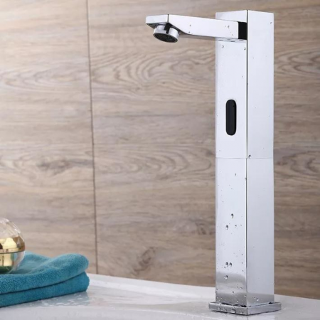 Baterie lavoar cu senzor Aqua Reflect design modern din alama crom RW117 SMACK [2]