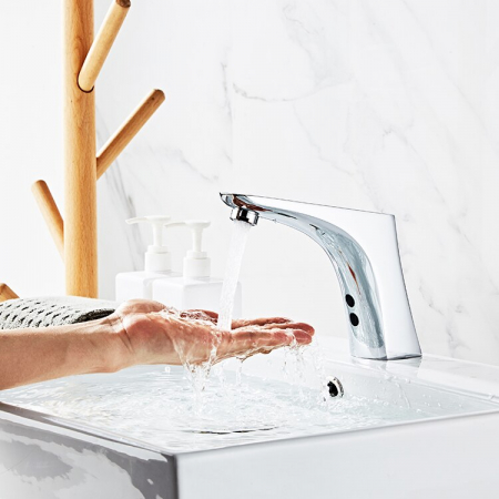 Baterie Lavoar Cu Senzor Cromat SMK161 SMACK [1]