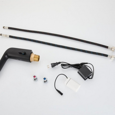 Baterie Lavoar Cu Senzor Fotocelula 6v 220v TouchFlow Negru 8885 bk Smack [1]