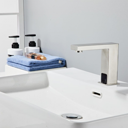 Baterie lavoar cu senzor Pure Flow design modern din alama crom SMK1022 Smack [1]