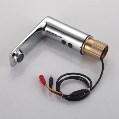 Baterie lavoar cu senzor Silver Reflection design modern din alama crom RW157 Smack [1]