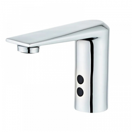 Baterii baie - Baterie lavoar cu senzor Silver Reflection design modern din alama crom RW157 Smack