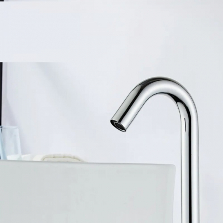 Baterie lavoar cu senzor Silver Stream design modern din alama medie crom RW150M Smack [2]