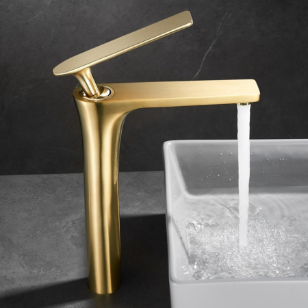 Baterie lavoar Distinct Golden design modern din alama auriu SMK034 Smack [2]