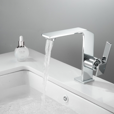 Baterie lavoar Distinct Minimal design modern din alama crom SMK026 Smack [1]