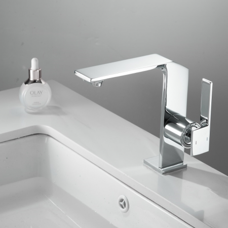 Baterii baie - Baterie lavoar Distinct Minimal design modern din alama crom SMK026 Smack