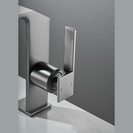 Baterie lavoar Distinct Minimal design modern din alama gri mat SMK024 Smack [2]