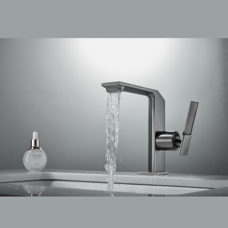 Baterie lavoar Distinct Minimal design modern din alama gri mat SMK024 Smack [1]