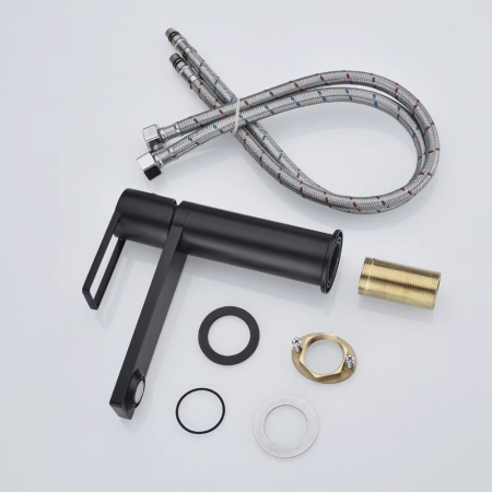 Baterie lavoar Essential SMK5001-1 design modern negru Smack [3]