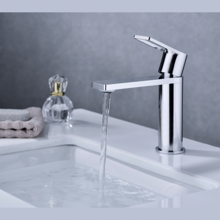 Baterie lavoar Essential SMK5001 design modern cromat Smack [1]