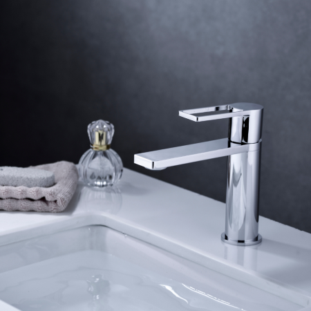 Baterie lavoar Essential SMK5001 design modern cromat Smack [2]