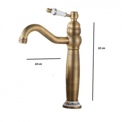 Baterie Lavoar Inalta Bronz Antichizat 1761 Smack [2]