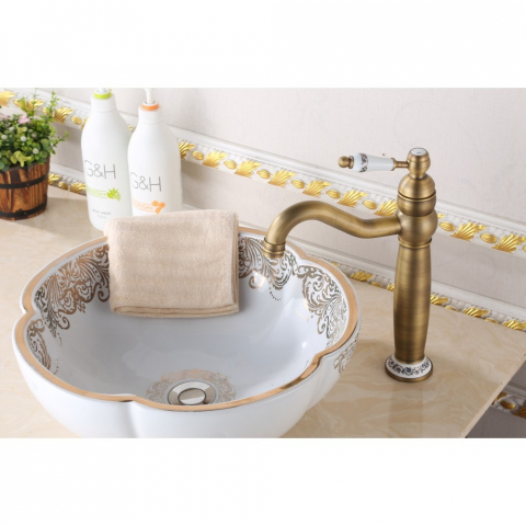 Baterie Lavoar Inalta Bronz Antichizat 1761 Smack [1]